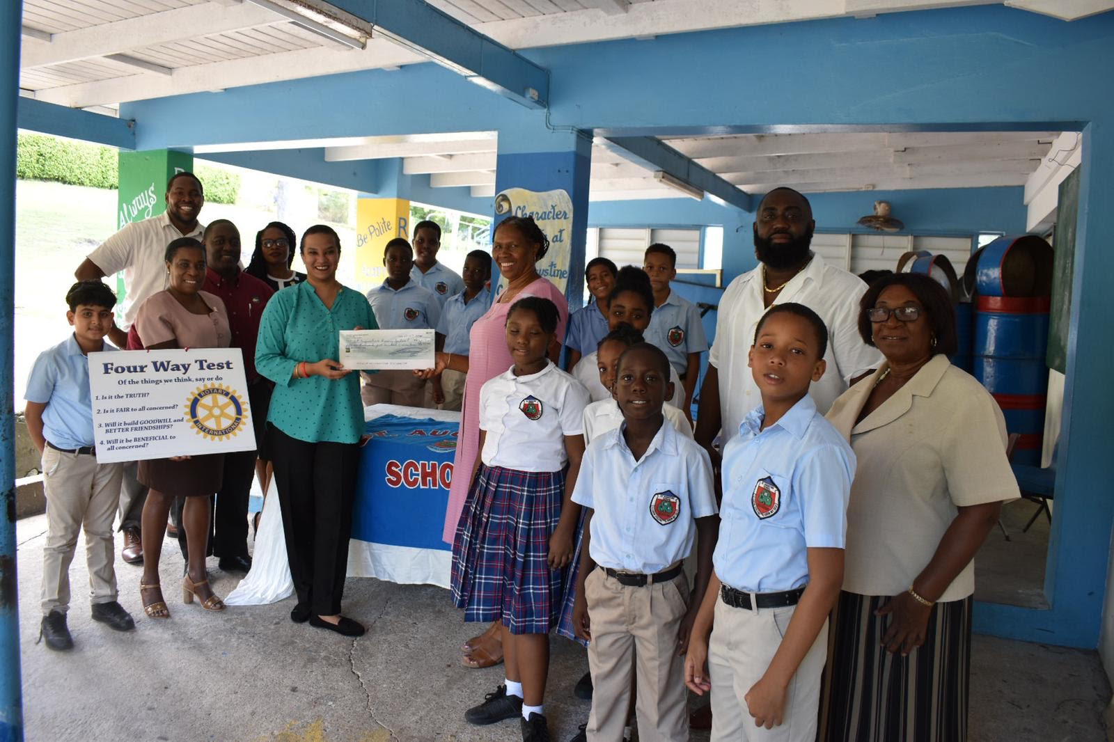 Rotary Club of Montserrat Awards EC$60,000 Grant to St. Augustine Primary