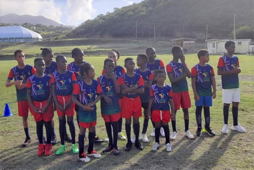 Montserratians in North America Sponsor Football Uniforms for Young Athletes