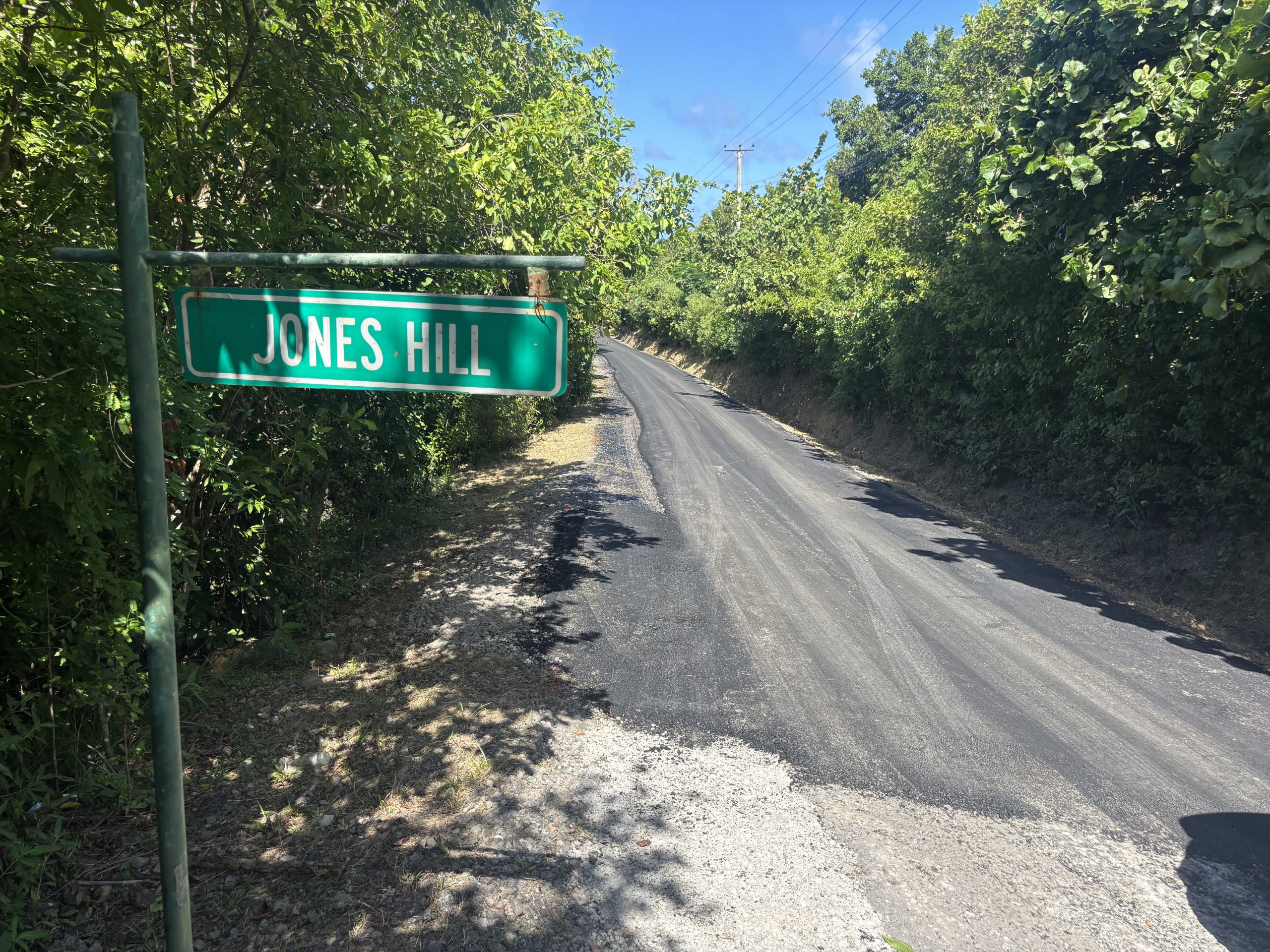 Public Works Department Commences Road Improvement Works at Jones Hill