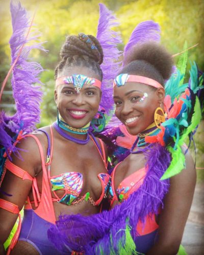 I am Festival by Island Diva Mas. Designed by Sharlene Lindsay (left)