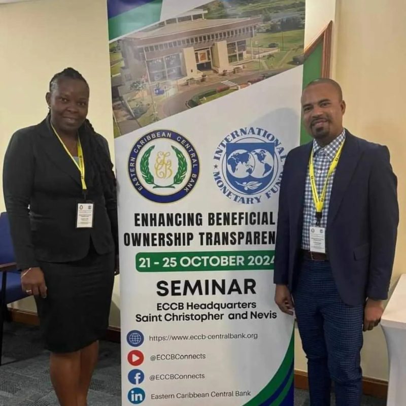 FSC Officials Donilia Cuffy and Fabian Singh at Seminar