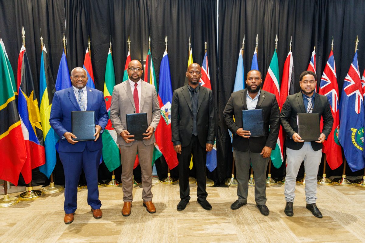 CRFM Executive Director, Dr. Marc Williams (center), welcomes the decisive move by Anguilla, The Bahamas, Dominica, and Montserrat to formalize their membership in the CRFM