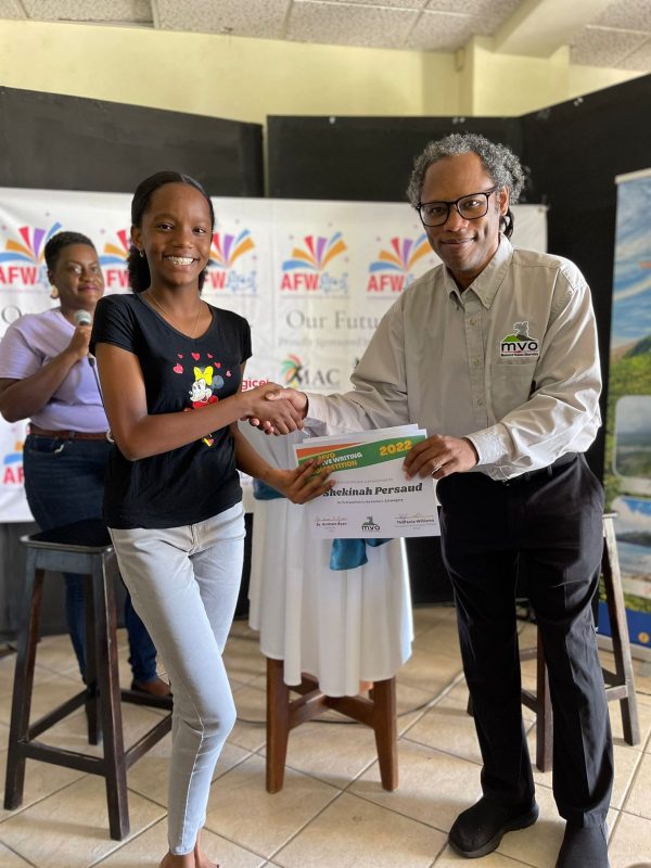 Shekinah Persaud and Dr. Graham Ryan