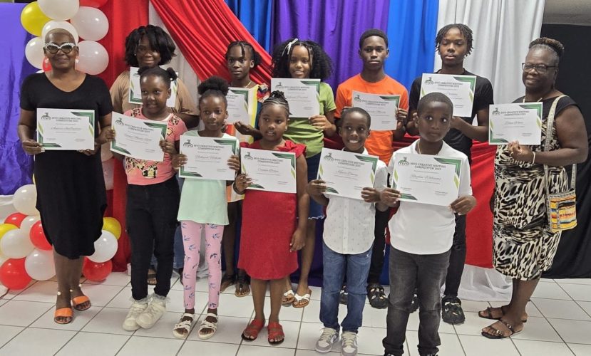 MVO Photo of the 2025 winners of the Creative Writing Competition.