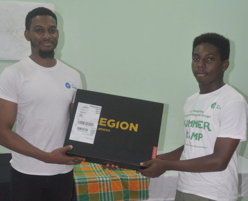 Tyrese Herdsman with Jhovan Daniel of 4th Dymension.