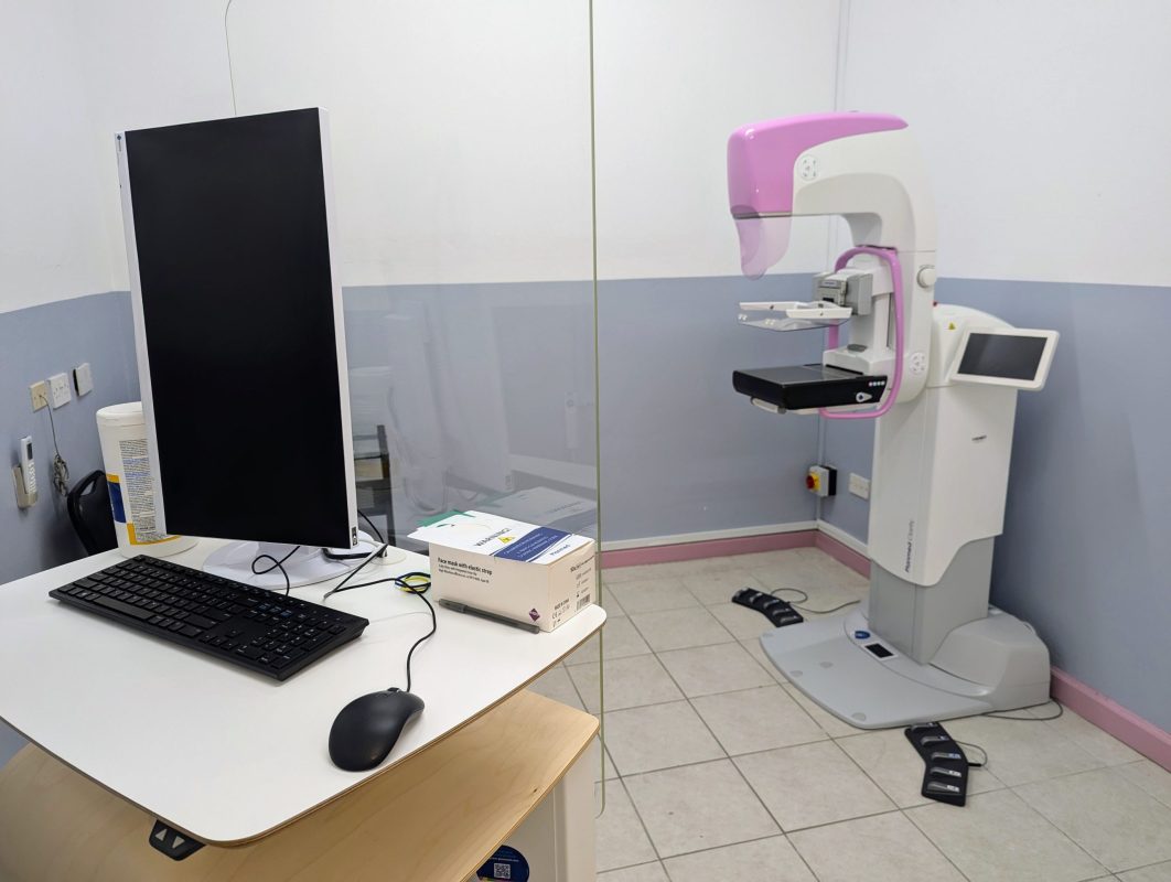 mammogram machine at Glendon Hospital