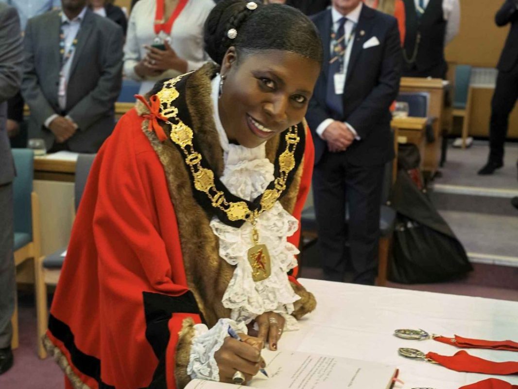 New Mayor of Enfield Margaret Greer (Enfield Council Photo)