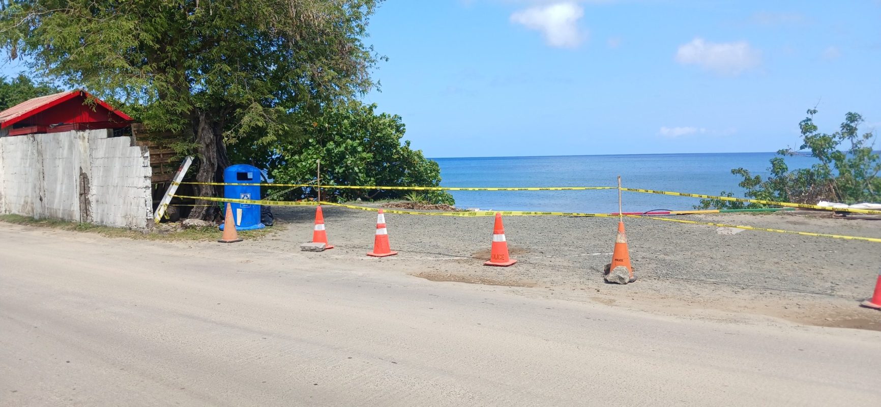 RMPS barriers at Carr's Bay {RMPS Photo}