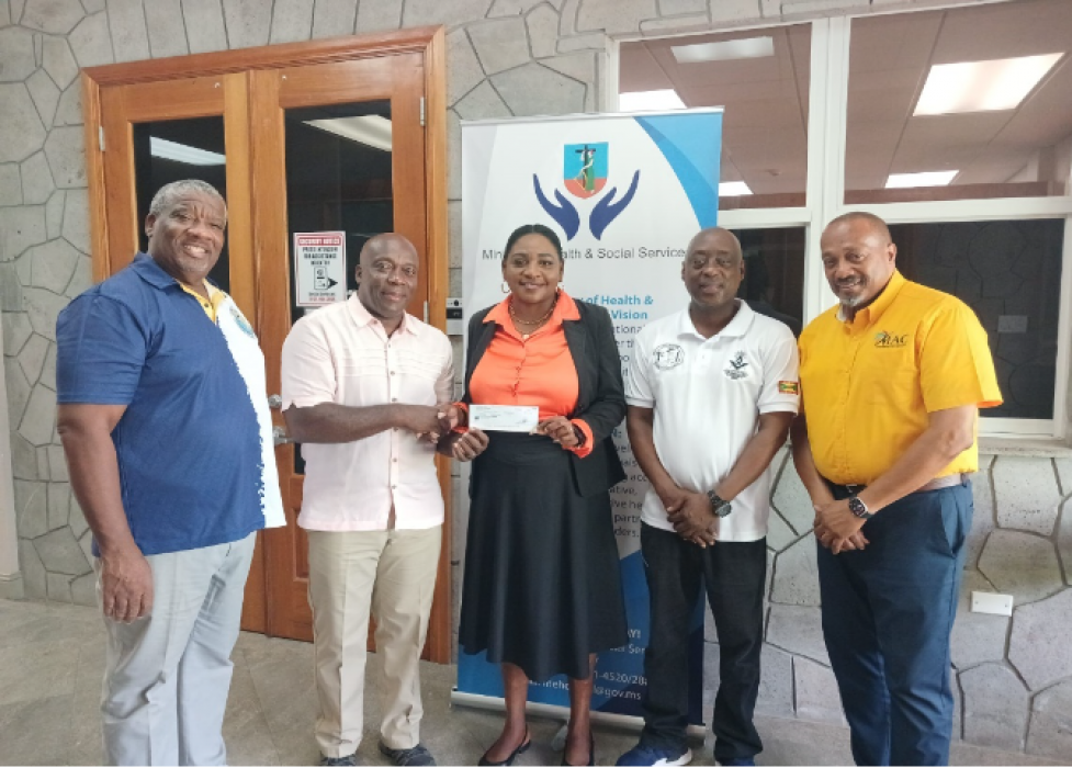 St Anthony's Lodge donates to Department of social services