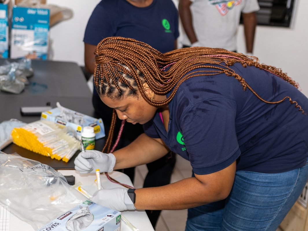 Kaysie Ryan, Coordinator of the Mountain Chicken Recovery Project