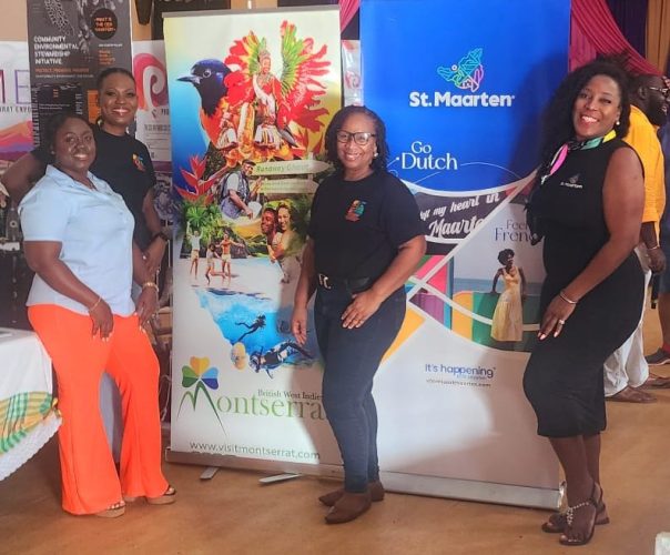 Montserrat and SXM travel reps at PRIME in July 2025 (SXM Tourism Photo)
