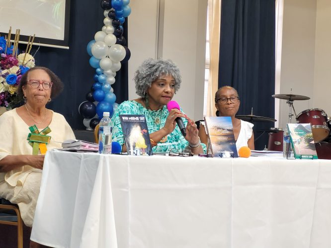 File Photo from August 3 2024 Birmingham UK launch with Ann Marie and Vanesta with Myrle Roach aka Alliouagana Pearl