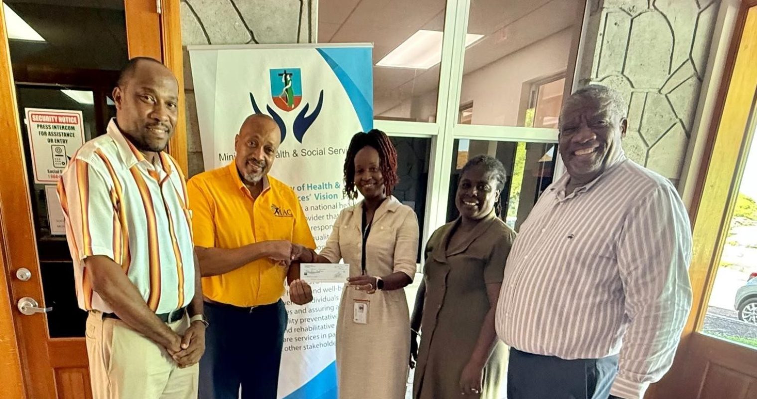 2025 Cheque presentation to the Social Services Department from St. Anthony's Lodge.