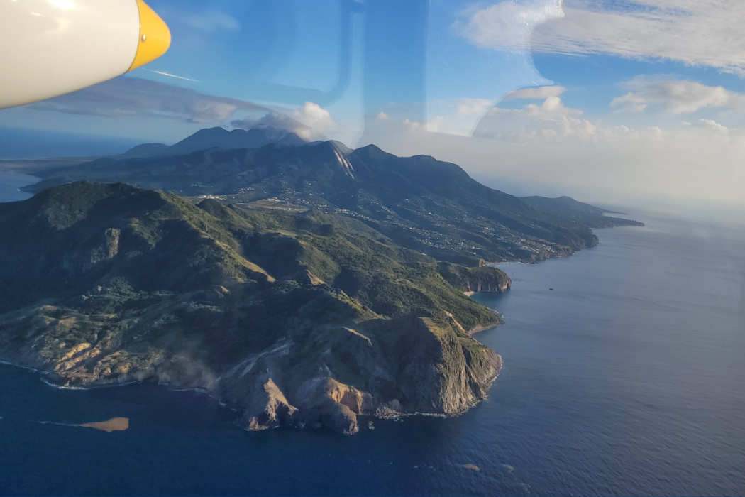 Flying into Montserrat - Nerissa Golden Photo