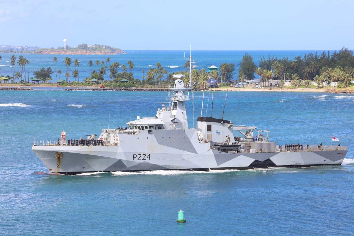 14 Oct 2025- HMS Trent sails into San Juan, Puerto Rico to conduct a handover with HMS Medway. HMS Trent will be taking over Atlantic Patrol Tasking (North) from HMS Medway.

HMS Medway is currently deployed to the Caribbean and North Atlantic as part of Atlantic Patrol Tasking (North), the Royal Navy's standing commitment to the region in support of the United Kingdom's Overseas Territories, maintaining readiness to provide assistance throughout core hurricane season, as well as working alongside allies and partners to enhance regional maritime security, including countering illegal drug trafficking.