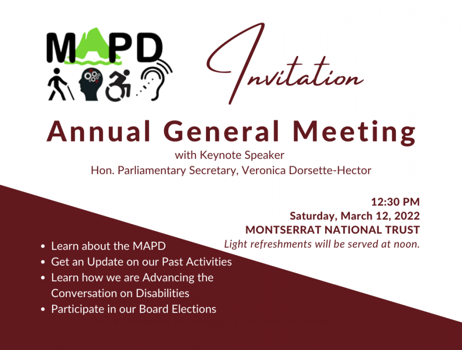 MAPD AGM Invite