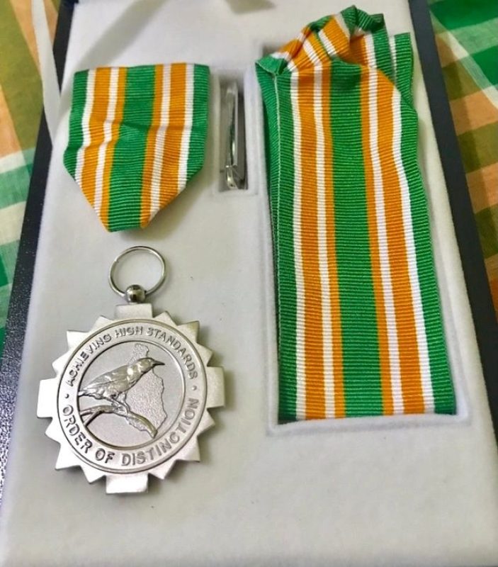 Order of Distinction medal