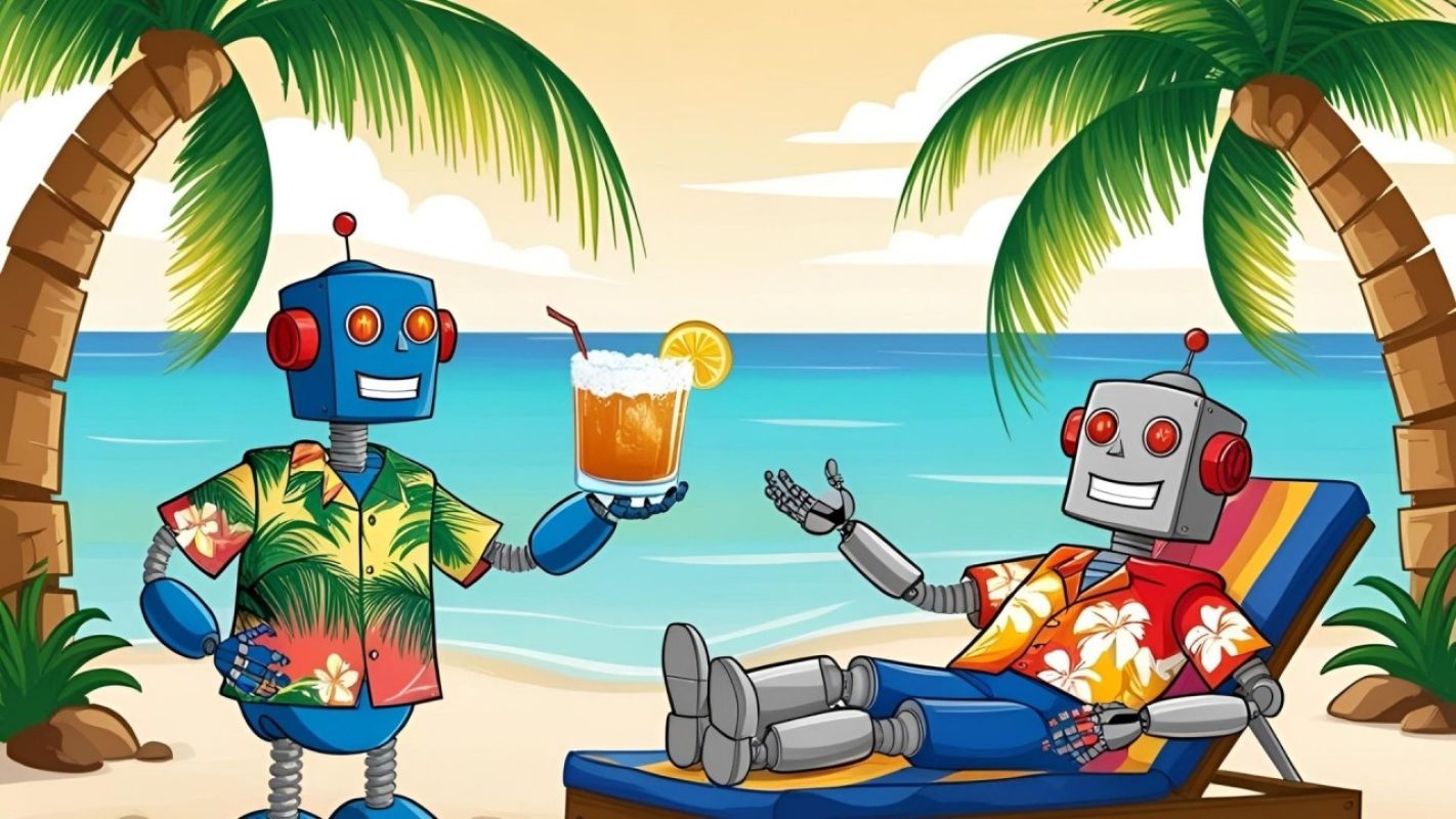 Robots on the beach